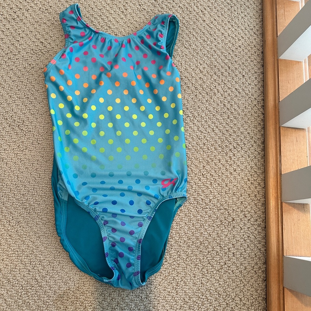 GK blue leotard